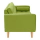 thumbnail image 3 of Sofa Retro 3c + 2 Pouf Felpa 05 Pistacho, 3 of 6