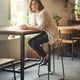 thumbnail image 3 of Pack 4 Silla Bar 65cm Taburete Asiento Madera Mostrador, 3 of 3