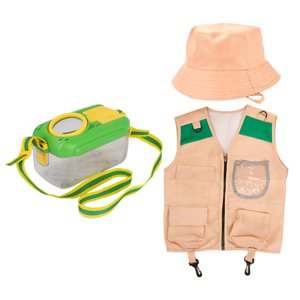 Bothyi - 3 Chalecos Cargo Lavables Para Niños Con Disfraz De Explorador Para Parque