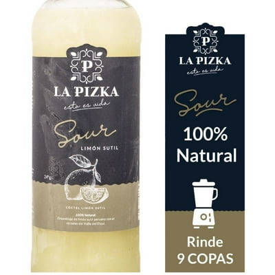 Cóctel Pisco Sour Limón Sutil (Clásico) Botella 1 L La Pizka