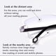 thumbnail image 3 of Gafas de presbicia con doble luz, gafas con zoom inteligente, borde de corte de diamante sin marco, gafas de presbicia con luz azul, tanto de cerca como de lejos, de doble uso, 3 of 5