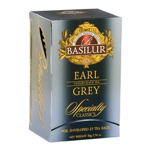 Basilur - Te Negro Earl Grey Caja 25 Bolsas