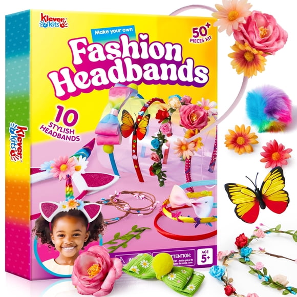 Kit para hacer diademas Klever Kits para niñas de 5 a 12 años