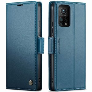 Caseme Tipo Cartera Xiaomi 10T/10T Pro Con Cierre Magnético, Rfid, Tarjetero, Soporte, Carga Inalámbrica