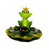 Magideal - Estatua De Animales De Figura De Rana Flotante De Agua De Estanque, Decoración Decorativa De Adornos Decorativos, Decoración De Adornos De Resina Para Estilo A