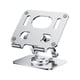 thumbnail image 3 of Soporte Plegable Para Tableta Soporte Para Portátil Soporte Para 4.7-12 Pulgadas Para Lectura Plata, 3 of 5