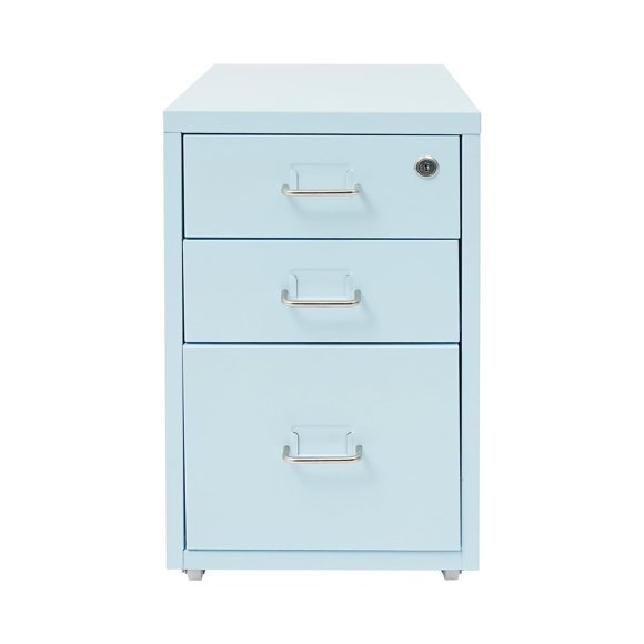 Archivador AngelcityCC de 3 cajones con cerradura – 46 cm