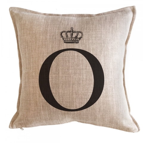 Tuyo Print - Cojín Letra Corona O 45X45