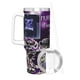 thumbnail image 3 of Drones Asesinos Vaso aislado de acero inoxidable con asa, diseño temático, regalo para familia, amigos y fans; incluye pajita y encaja en el portavasos estándar, 40 oz, 3 of 6