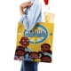 thumbnail image 4 of Weather Hunters Bolso de tela con estampado de lienzo para mujer, bolsa de compras reutilizable y estética, con cremallera interior, regalo para mujer, 35 × 40 cm., 4 of 6