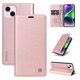 thumbnail image 2 of Funda Billetera de Cuero para iPhone 15 Plus con Tarjetero y Soporte - Tapa Magnética Rosa, 2 of 6