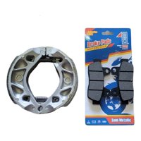 Genérico - Pastillas Delanteras + Balatas Honda Elite O New Elite 125 Gris
