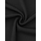 thumbnail image 5 of INSPIRE CHIC Conjunto de Pijama de Punto Acanalado para Mujer, Manga Corta, Cuello Redondo, Top y Shorts con Cintura Elástica y Bolsillos XL Negro, 5 of 6