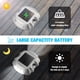 thumbnail image 3 of Luces solares para terraza VOLISUN, paquete de 12, LED, impermeables IP67, blancas, 3 of 6