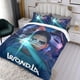 thumbnail image 3 of WondLa Conjunto de sábanas temático, trío de piezas, cómodo y amigable con la piel, diseño único, regalo de decoración para el hogar para familiares, amigos y fans,140cm *210cm, 3 of 6