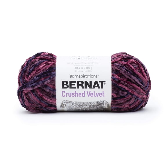 Lana Bernat Crushed Velvet color burdeos suave 300 g
