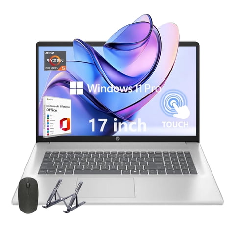 Laptop Hp 17 Pantalla Táctil 17.3'' Hd+ 8Gb Ram 512Gb Ssd