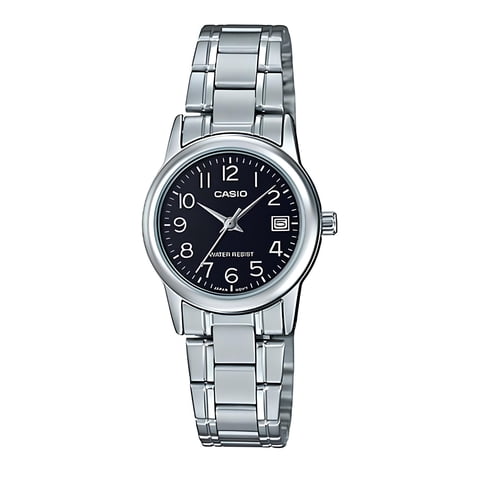 Casio - Reloj Ltp-V002D-1B Mujer Analogo Metal