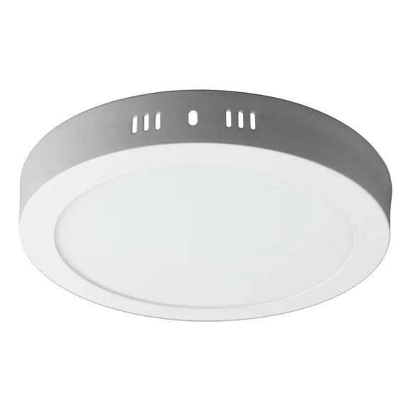 Panel Led Foco Plafón Backlite Sob Redondo 24w 4500k Blanco
