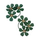 thumbnail image 2 of Pendientes De Flores De Camelia Pendientes Florales Para Ir De Compras Felicitaciones Street Green, 2 of 5