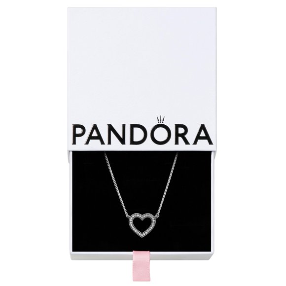 Collar PANDORA Moments Sparkling Handwritten Love Silver