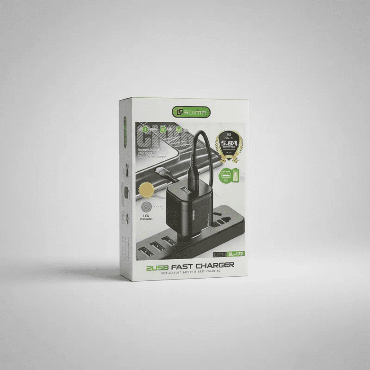 Cargador + Cable Micro Usb V8 Solma