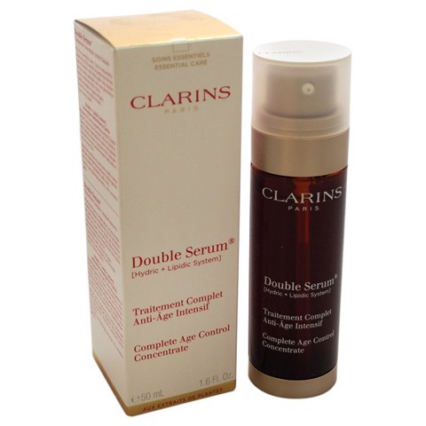 Clarins - Concentrado Completo De Control De Edad De Suero Doble De Para Unisex - Suero De 1.6 Oz