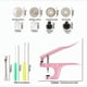 thumbnail image 3 of Pinza Remachadora Para Broches Plasticos Snap + 100 Broches, 3 of 3