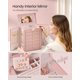 thumbnail image 5 of Caja de Joyas SONGMICS de 6 Niveles con Cerradura y Espejo Rosa, 5 of 6