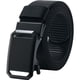 thumbnail image 1 of Cinturones de trinquete para hombre - Cinturón de moda para hombre de tela de nailon de 3.4cm pulgadas para jeans casuales, 130cm, Negro, 1 of 7