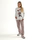 thumbnail image 1 of Pijama Polar Mujer Minnie Posando Gris Disney, 1 of 7