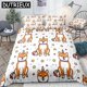 thumbnail image 1 of Shiba Inu Duvet Cover SetDog Bedding Set For Kids Pet In Unicorn Bedclothes Puppy White Home Textile Drop Ship, 1 of 5