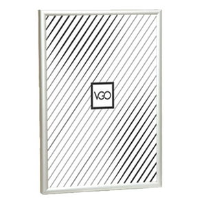 Vgo - Marco Aluminio Clasico Plateado 20X25 Cm