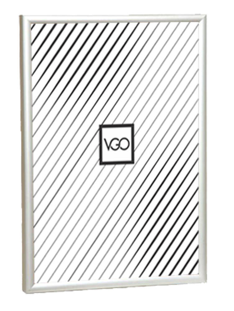 Vgo - Marco Aluminio Clasico Plateado 10X15 Cm