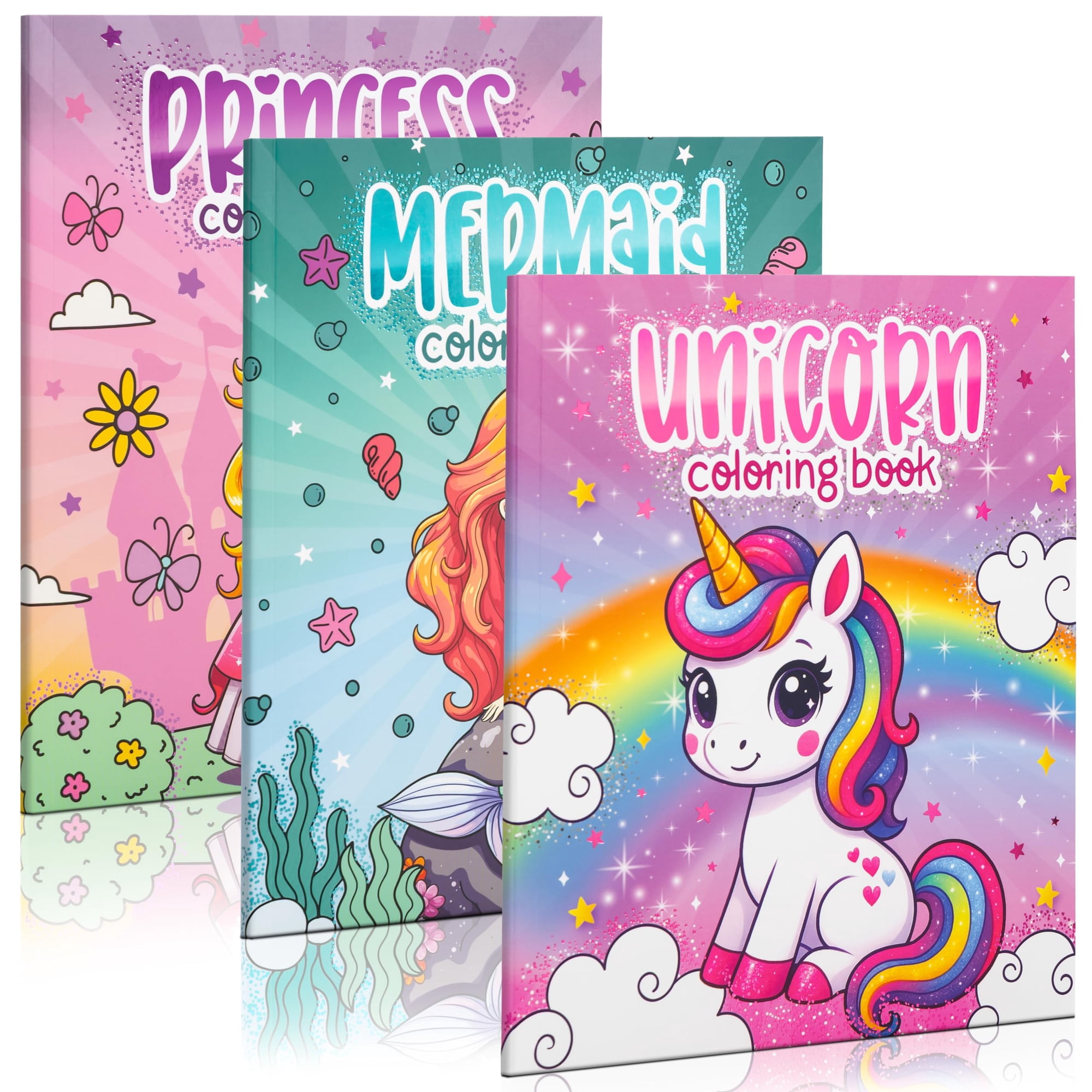 Set De Libros Para Colorear Zicoto Fun Para Niños De 4 A 8 Años Con 3 Libros
