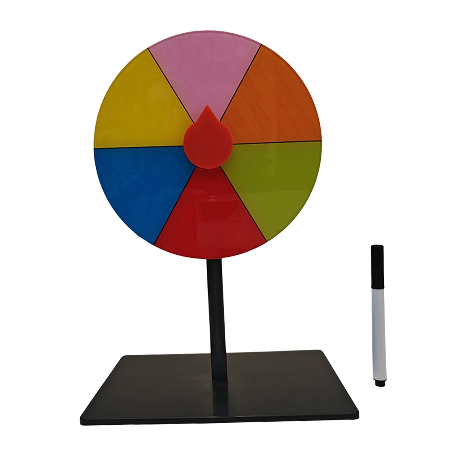 Bothyi - Rueda De La Fortuna Giratoria Con Premios De Mesa Para Pub, Actividades Didácticas, 6 Cuadrículas