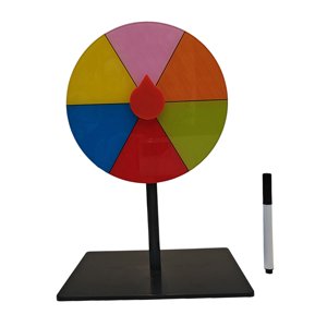 Bothyi - Rueda De La Fortuna Giratoria Con Premios De Mesa Para Pub, Actividades Didácticas, 6 Cuadrículas