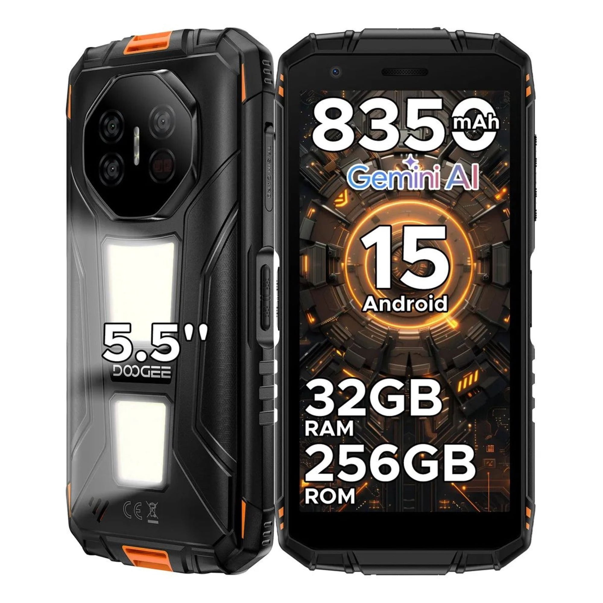 Doogee Fire 3 Max Rugerizado 5.5" 8+ 8350Mah