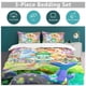 thumbnail image 5 of Bulbasaur Bed Duvet Cover Funny Anime Cartoon Bedding Sets Lightweight 3 Piece Comforter Sets, 5 of 5