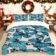 thumbnail image 1 of Blue Butterfly Pink Star Blue Butterfly Pink Star Printed Quilt Cover Set Bedding Quilt Cover + Two Pillowcases Soft And Breathable Suitable for Family/Guest Ro, 1 of 1