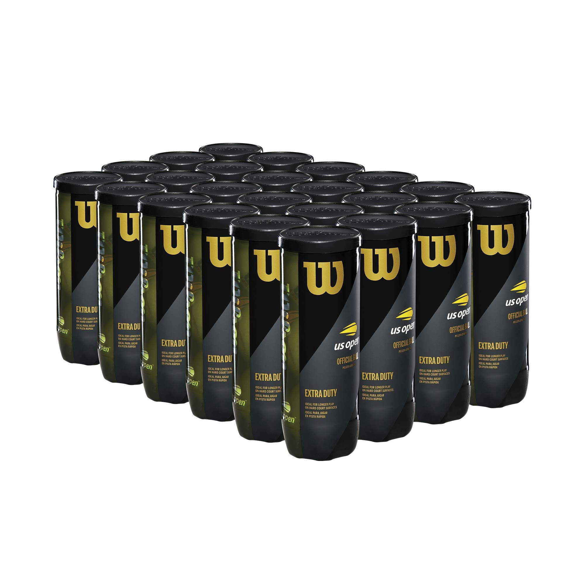 Pelotas De Tenis Wilson Us Open Extra Duty, 72 Pelotas, 24 Latas