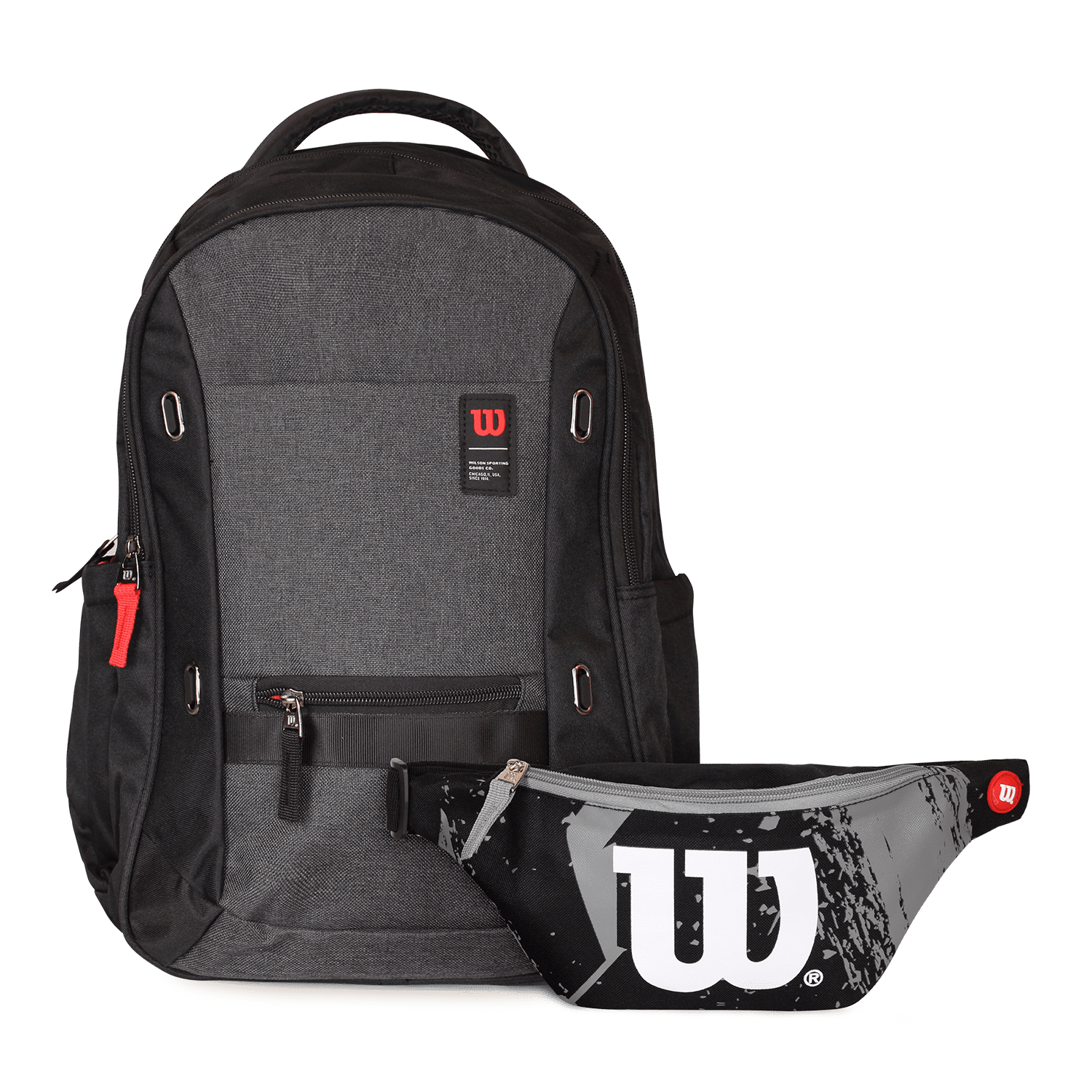 Pack Wilson Mochila Seul + Banano Oslo Negro