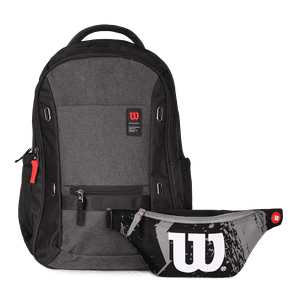 Pack Wilson Mochila Seul + Banano Oslo Negro