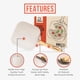 thumbnail image 3 of Pizza Peel Chef Pomodoro de aluminio con mango de madera plegable, 3 of 9