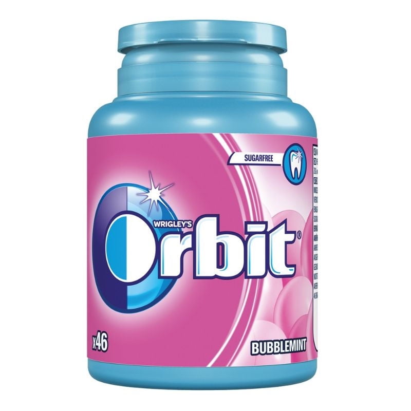 Chicle Sin Azúcar Sabor Fruta Y Menta 46 Un 1 Un Orbit