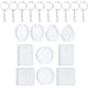 thumbnail image 2 of 20 Piezas DIY Llavero Colgante Fundición Silicona Molde Kit 5 Estilos Pendiente, 2 of 5