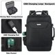 thumbnail image 4 of Mochila JCDOBEST Carry on de 50 litros con 3 cubos de embalaje con puerto USB, 4 of 7
