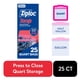 thumbnail image 3 of Bolsas Ziploc Quart 25 Unidades 4 Pack Grip n Seal Reutilizables, 3 of 3