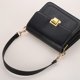 thumbnail image 5 of Uxcell 1 Unidad Correa Corta de Bolsa de Cuero PU con Broche Negro, Hebilla Plateada 19.29 x 0.91 pulgadas, 5 of 7