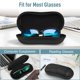 thumbnail image 5 of Funda para gafas de sol Fintie Hard EVA Shell a prueba de golpes con mosquetón, 5 of 9